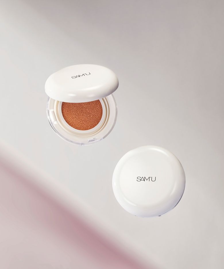 쌔뮤 센서티브 퓨어 앤 퓨어 쿠션 SPF50+, PA+++