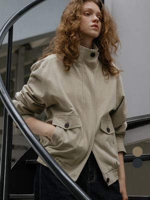 Two-way bomber jumper FRFA01JP01_2color