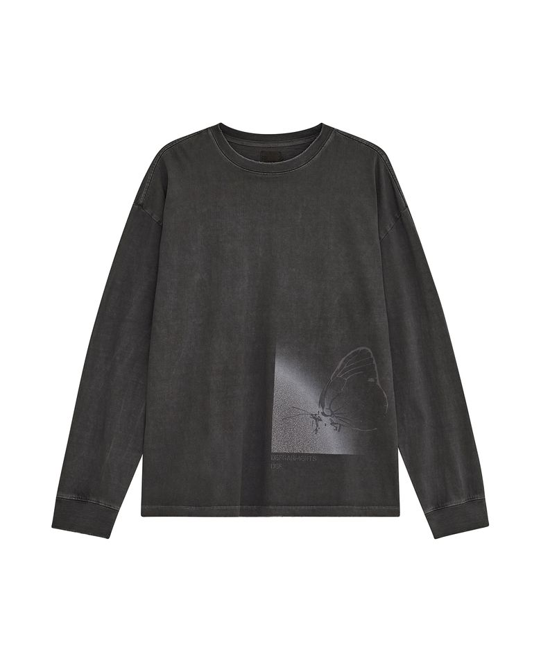 BUTTERFLY LONG SLEEVE [NAVY CHARCOAL]