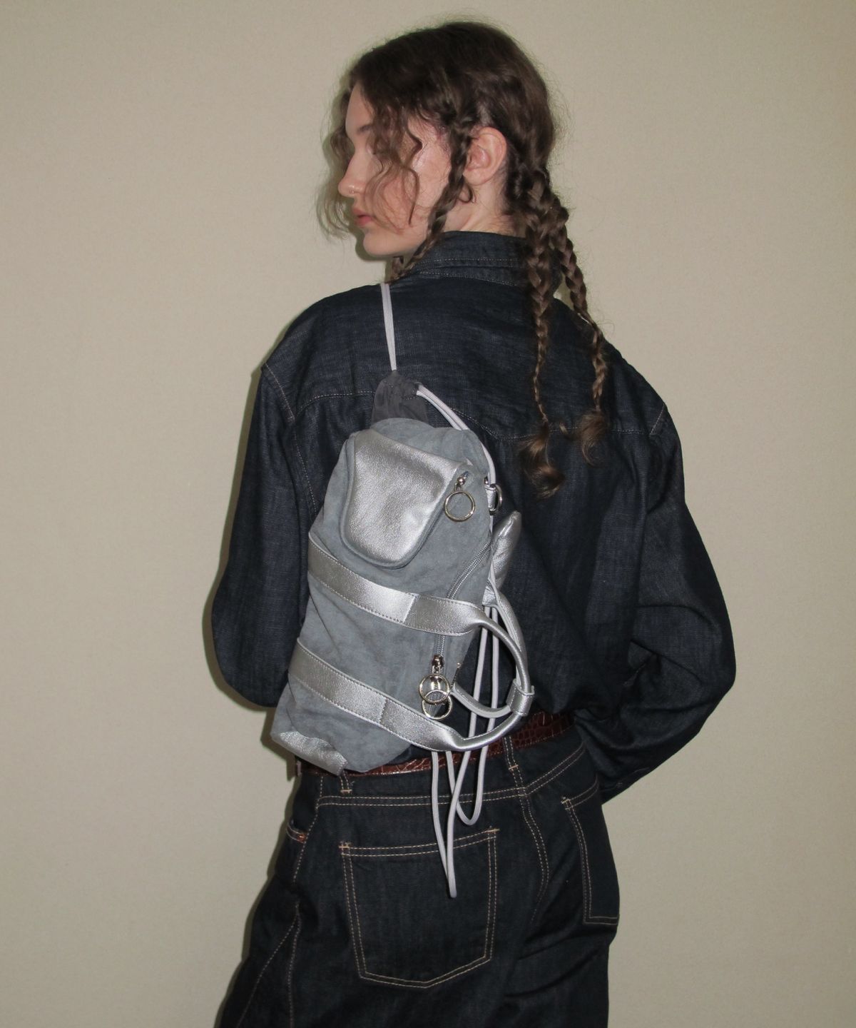 필인더블랭크(FILLINTHEBLANK) Gig 3-way Bag (silver)