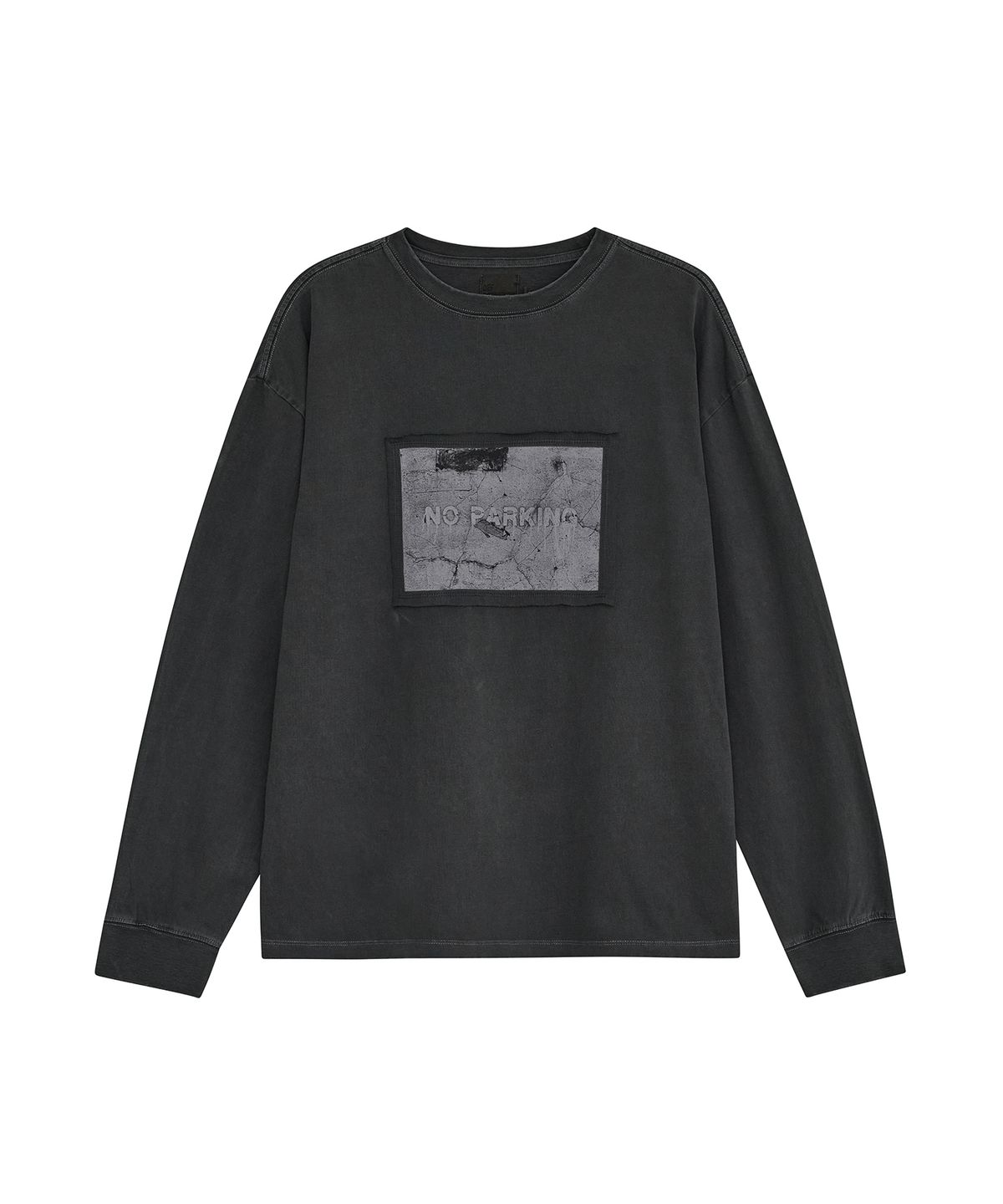 데프가먼츠(DEFGARMENTS) NO PARKING LONG SLEEVE [CHARCOAL]