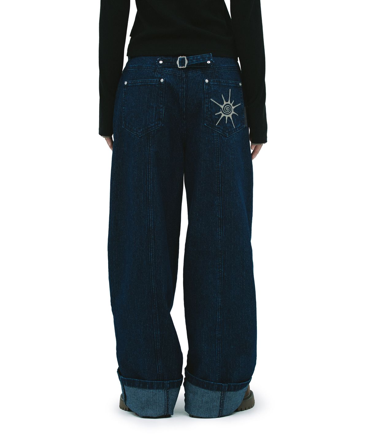 데프가먼츠(DEFGARMENTS) TEXTURE DENIM PANTS [INDIGO]