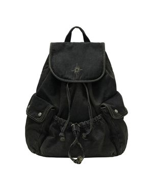 NEEDLE DENIM BAG PACK [BLACK DENIM]