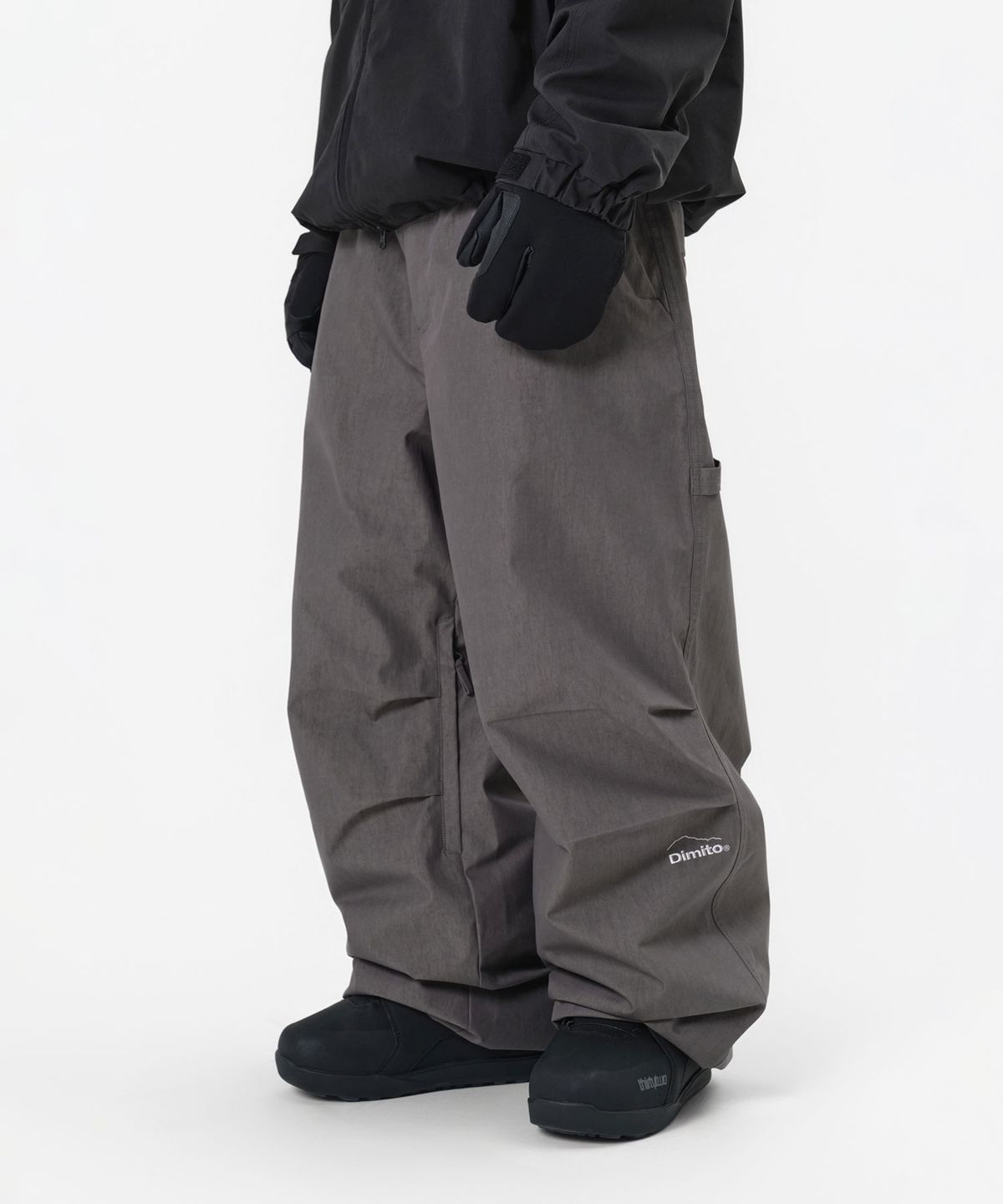 디미토(DIMITO) CARPENTER WIDE PANTS (WIDE FIT LV.1) FADE GREY