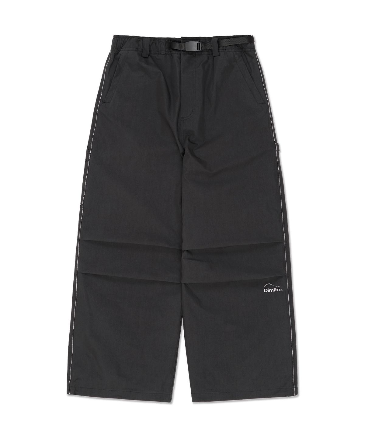 디미토(DIMITO) CARPENTER WIDE PANTS (WIDE FIT LV.1) FADE BLACK