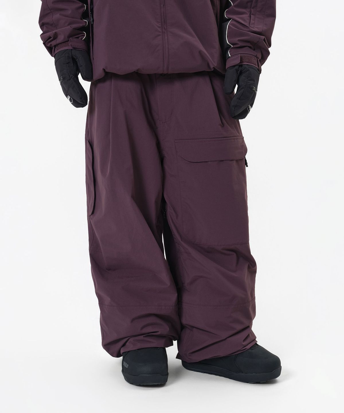 디미토(DIMITO) DECK WIDE BANDED PANTS (WIDE FIT LV.2) WINE