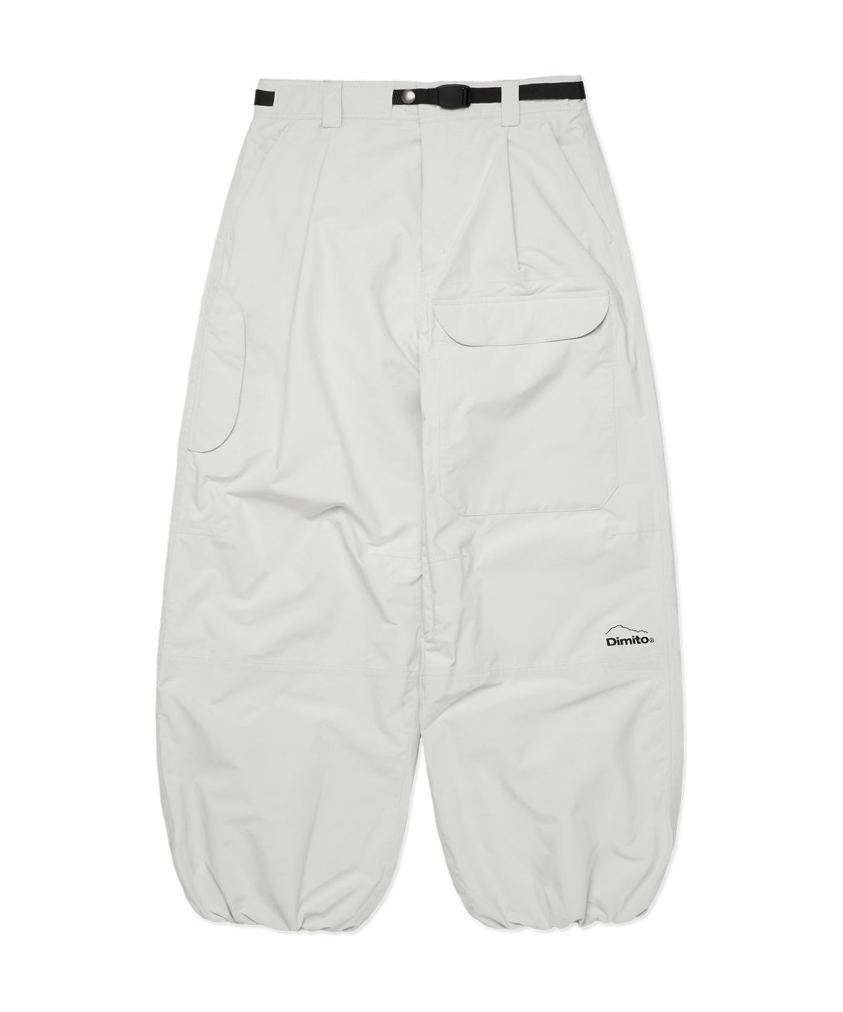 디미토(DIMITO) DECK WIDE BANDED PANTS (WIDE FIT LV.2) WHITE