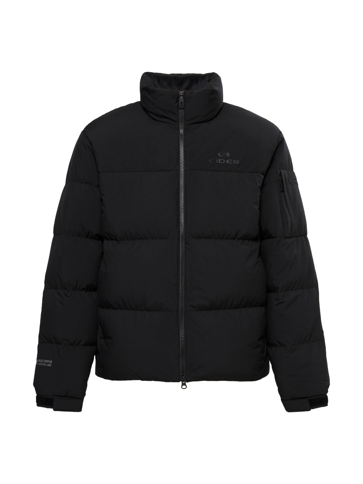 아이더(EIDER) STELOL Z (스테롤 Z) UNI 윈드스타퍼 푸퍼 다운 자켓 _Black