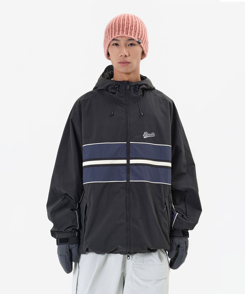 LINE WIND JACKET DEEP GREY