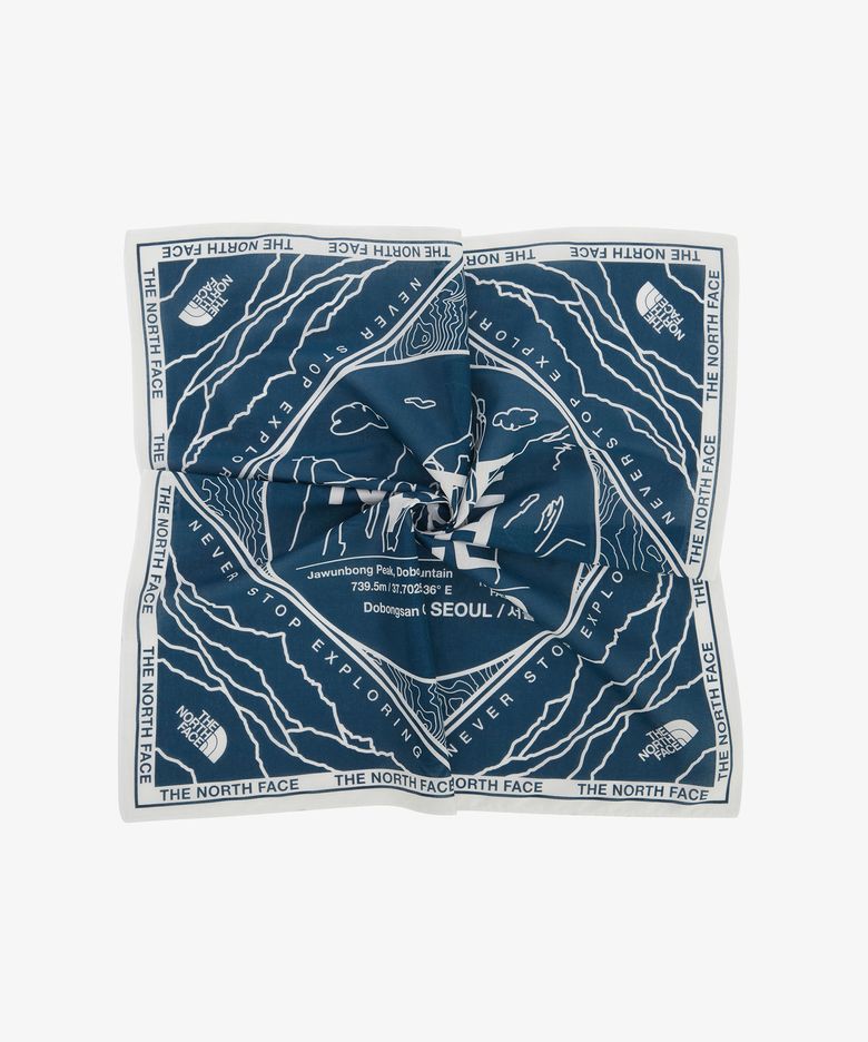 NA5BR65B 도봉산 반다나 DEEP BLUE