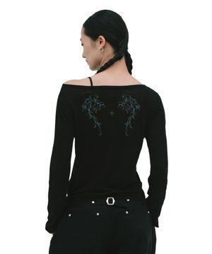 CHAIN LONG SLEEVE [BLACK]