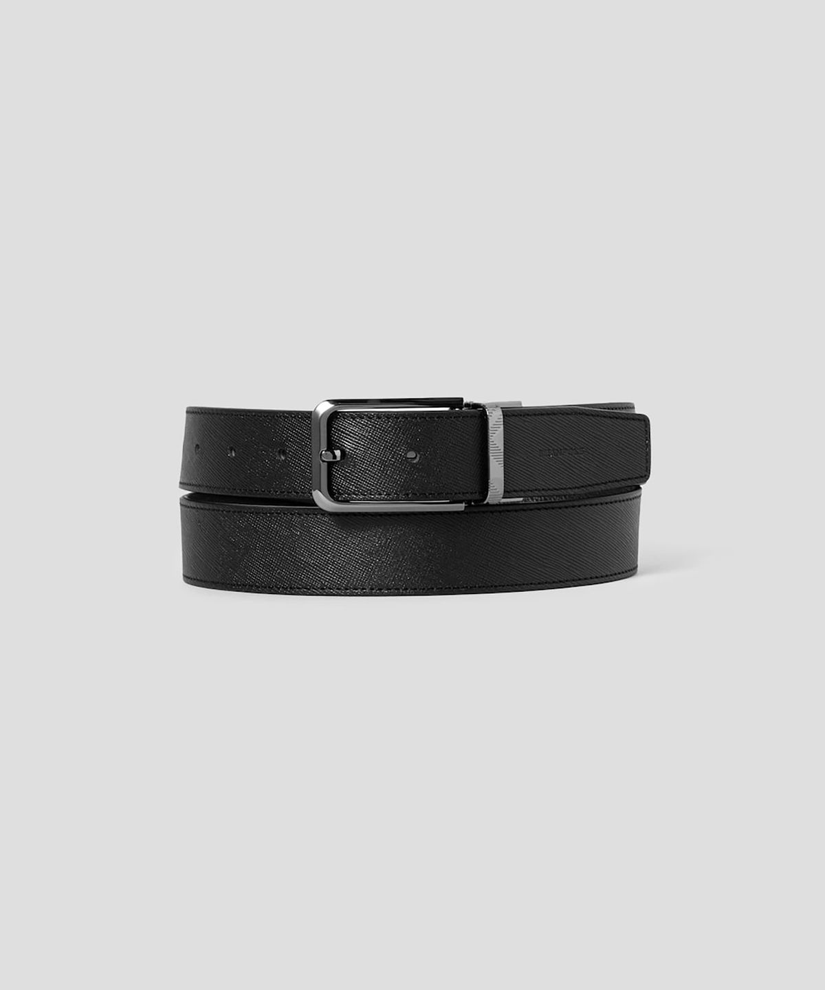 빈폴 액세서리(BEANPOLE ACCESSORY) 리버시블 사각 버클 벨트  블랙