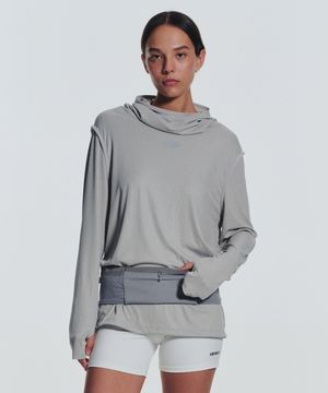 MNS Running Highneck Hoodie_Gray