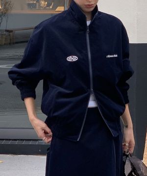 Menasoo Made Corduroy Nylon Jacket_Navy