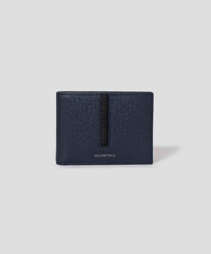 컬러블럭 미니지갑  네이비