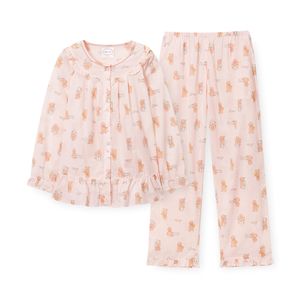 여성 G101 루이재즈밴드 긴소매 파자마 세트