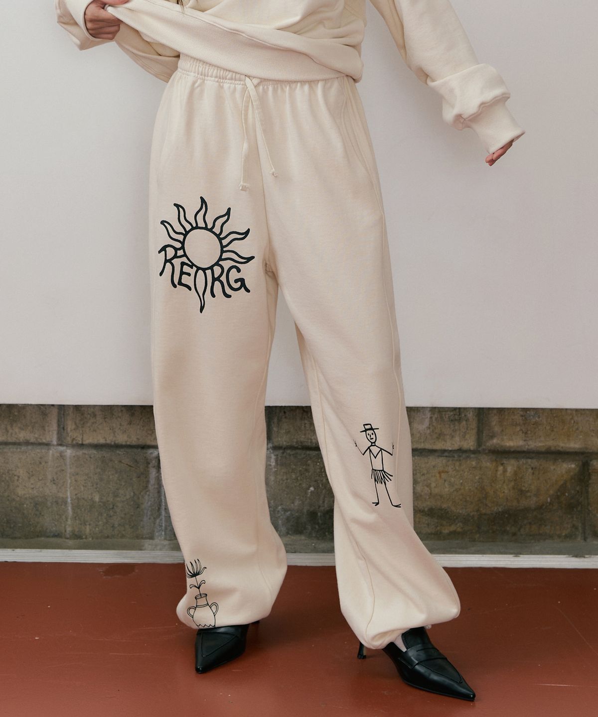 리올그(REORG) REF RA JOGGER PANTS CREAM