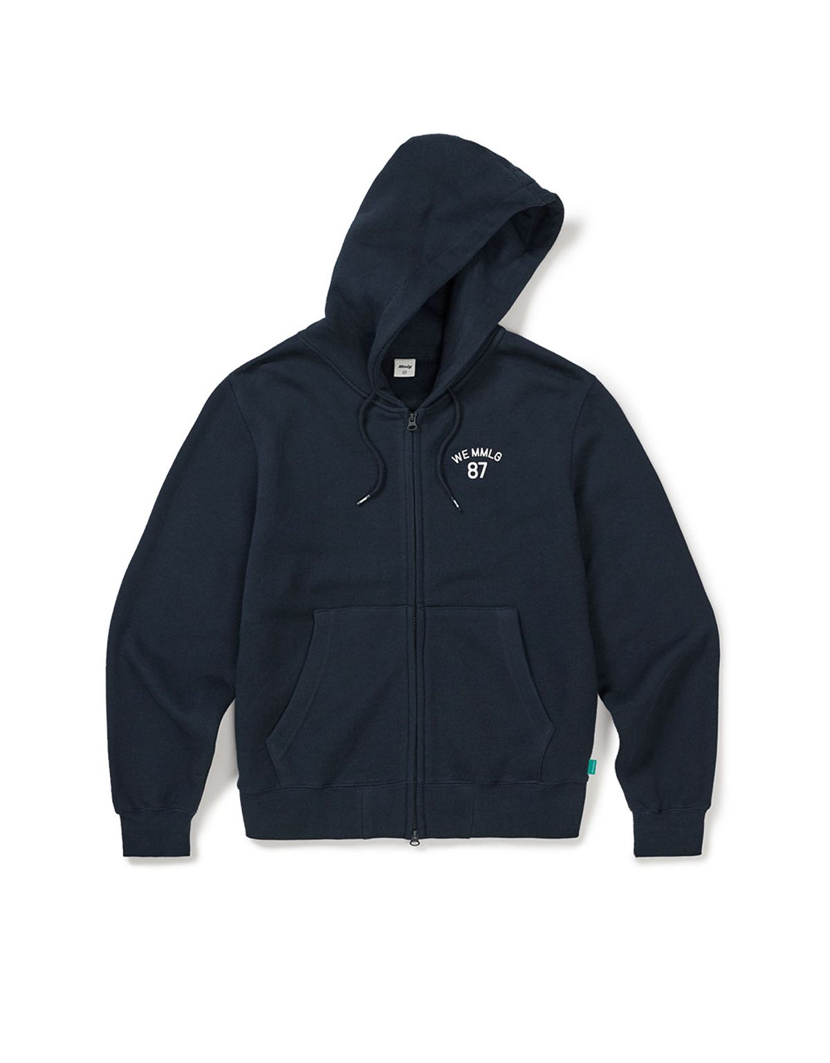 엠엠엘지(MMLG) [Mmlg] WE HOOD ZIPUP (AUTHENTIC NAVY)