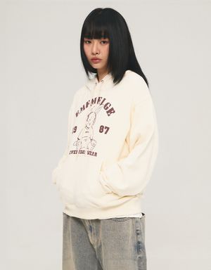 [Mmlg] MELGE ENJOYING MUSIC HOODIE (NATURAL SOAP)