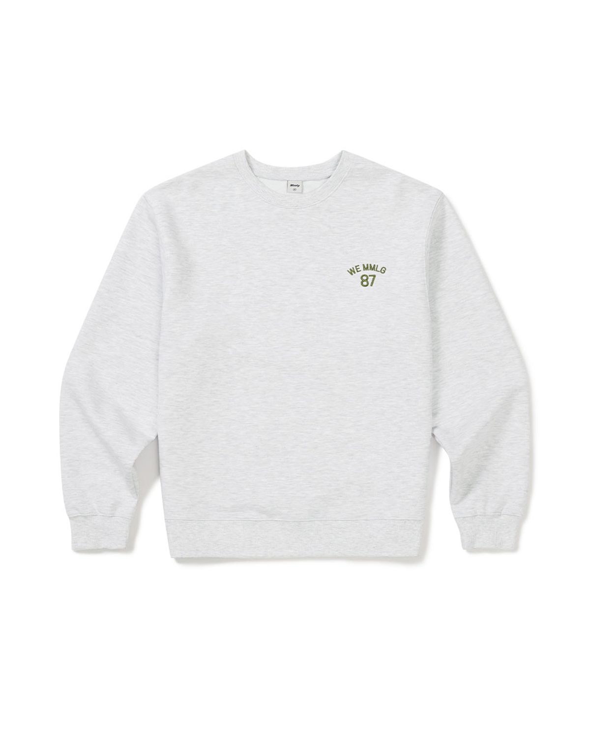 엠엠엘지(MMLG) [Mmlg] WE MMLG LOGO SWEAT (ASH GREY)