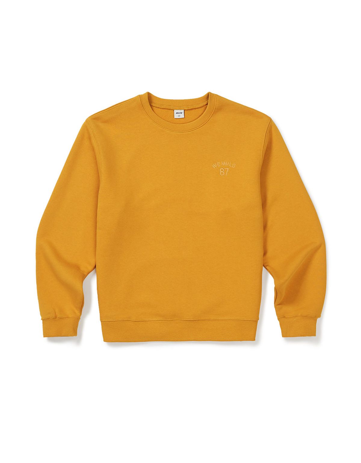 엠엠엘지(MMLG) [Mmlg] WE MMLG LOGO SWEAT (MUSTARD)