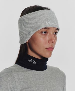 Menasoo Reversible Wool Headband_White Melange
