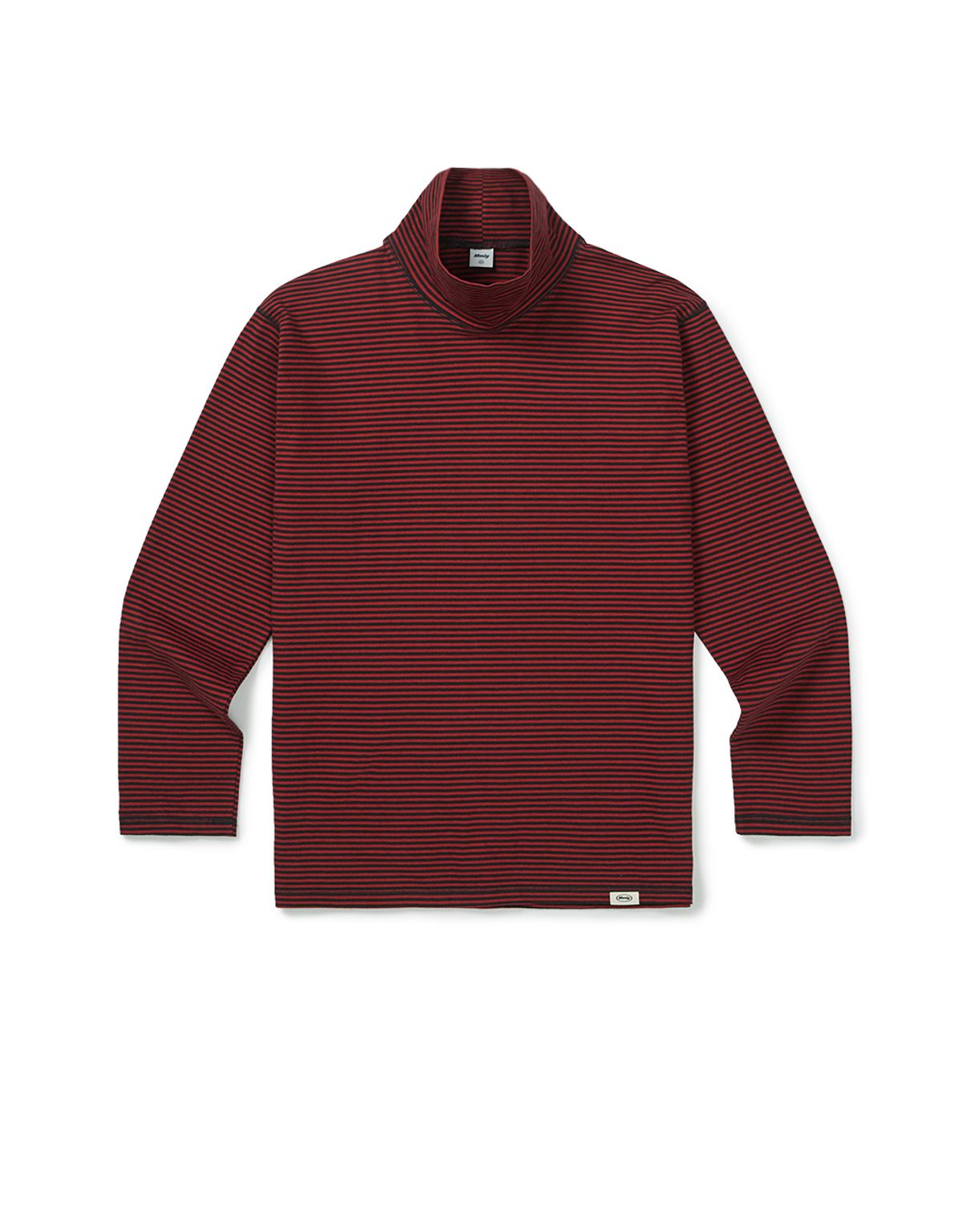 엠엠엘지(MMLG) [Mmlg] STRIPE TURTLENECK LSV-T (RED)
