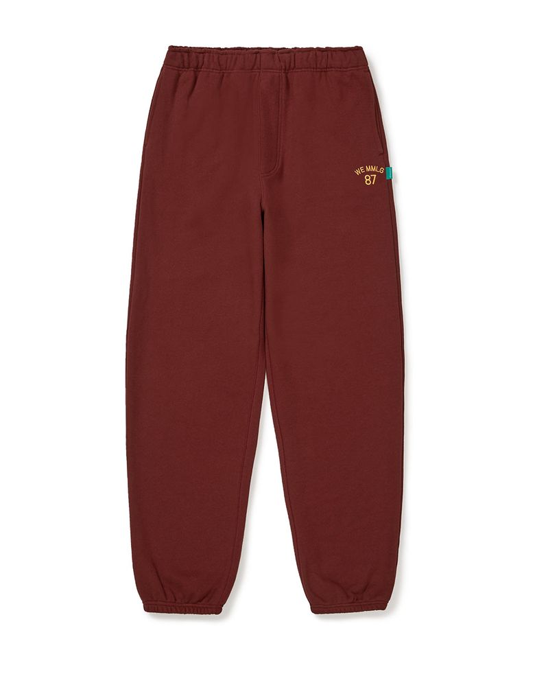 [Mmlg] WE REGULAR SWEAT PANTS (CRANBERRY)