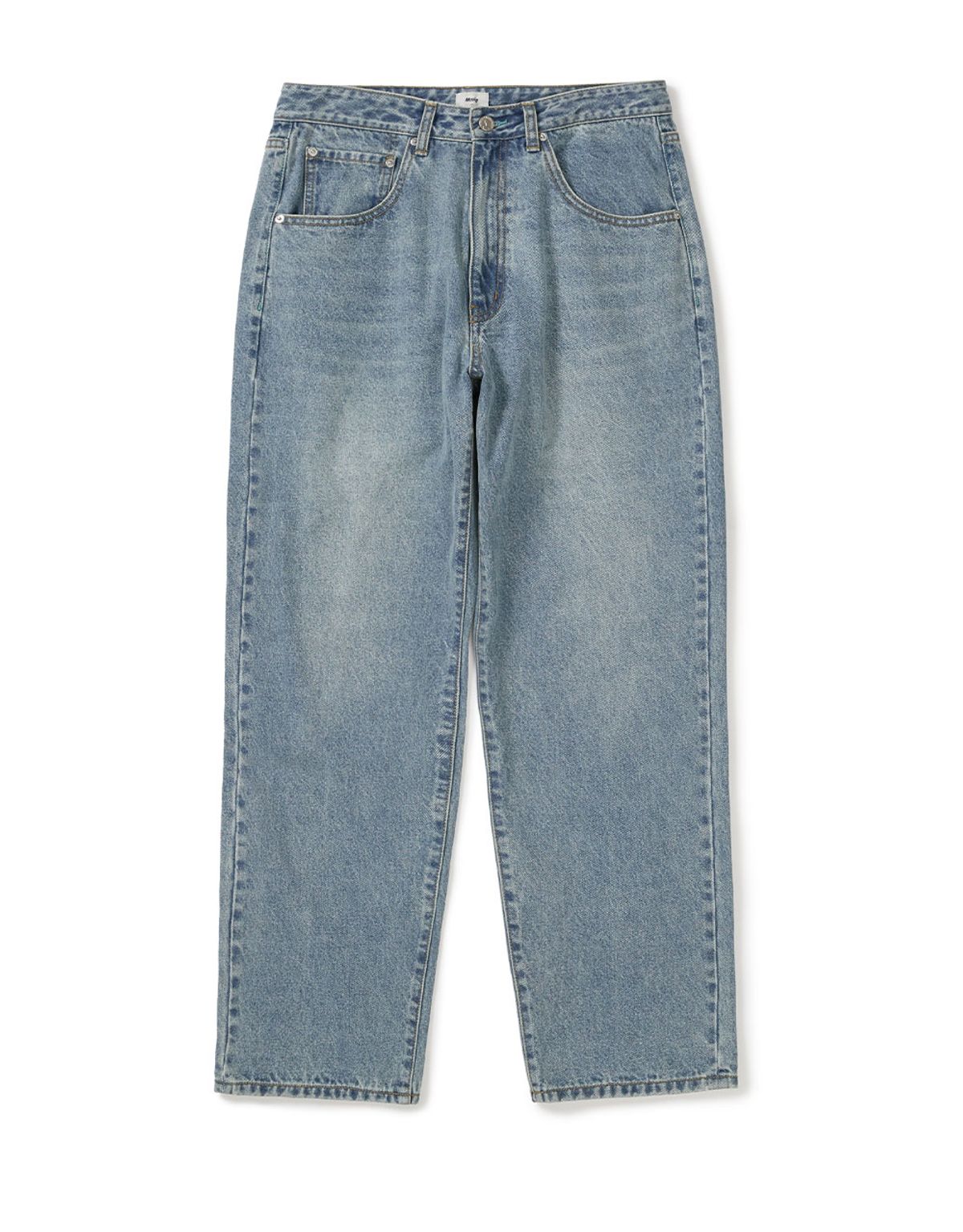 엠엠엘지(MMLG) [Mmlg] MM AUTHENTIC REGULAR DENIM PANTS (LIGHT BLUE)
