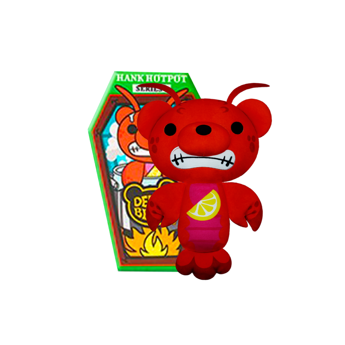 데디베어(DEDDY BEARS) 데디베어 시리즈 4 인형(S) 행크 핫팟 스몰 코핀