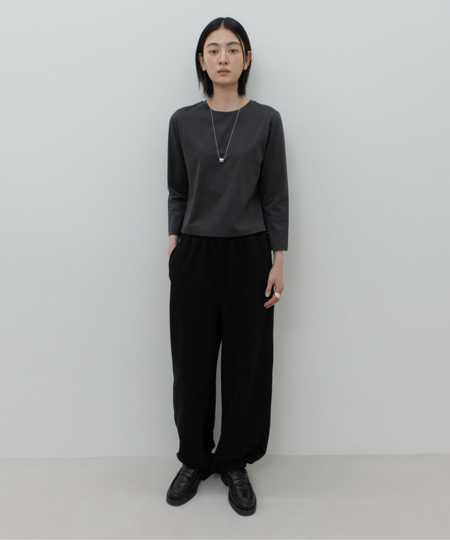 MUSINSA公式 | GBH APPAREL HEART STITCH SWEAT PANTS / BLACK