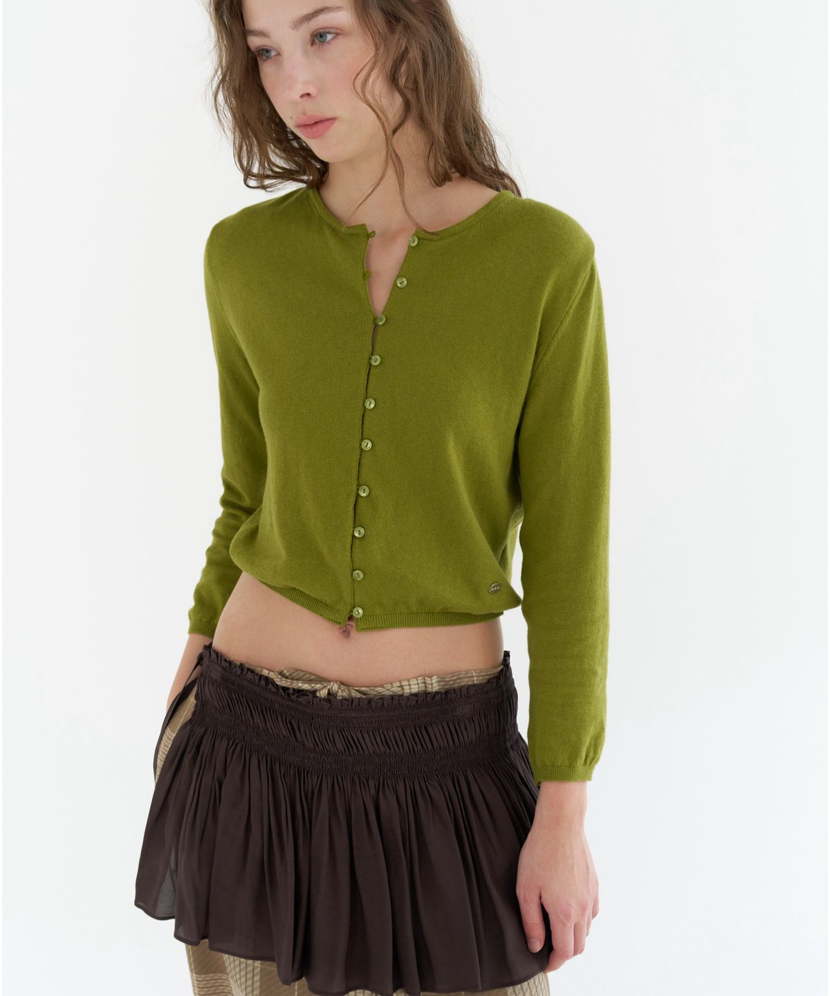 지비에이치 어패럴(GBH APPAREL) SKIRT WRAP BELT / BROWN