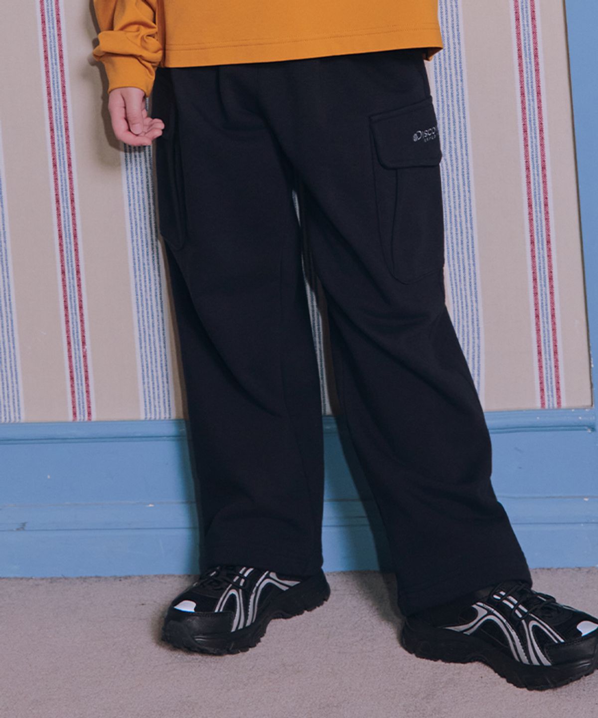 디스커버리 키즈(DISCOVERY KIDS) 키즈 포켓 포인트 팬츠 (BLACK)