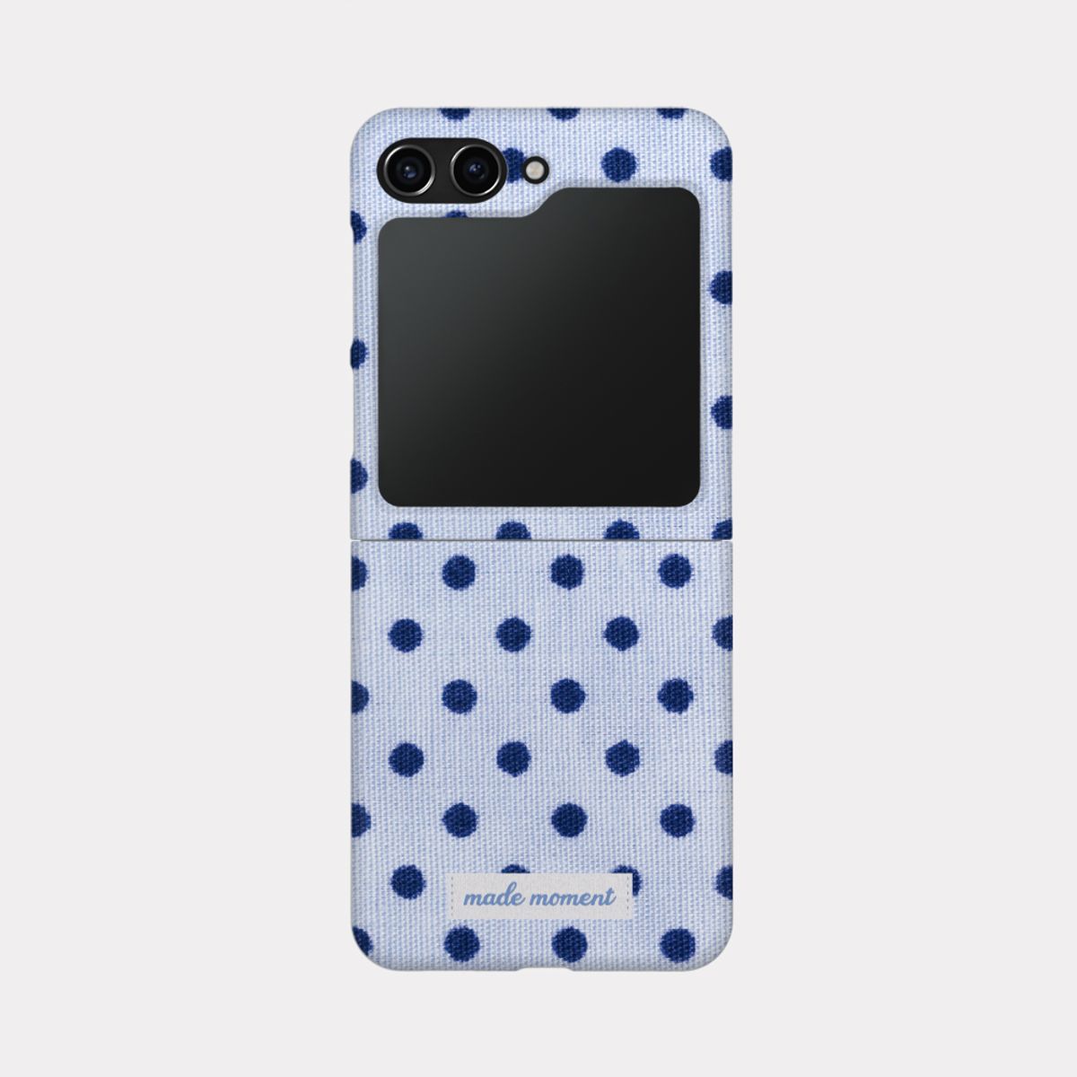 메이드모먼(MADEMOMENT) fabric dot 디자인 [제트플립 하드 폰케이스]