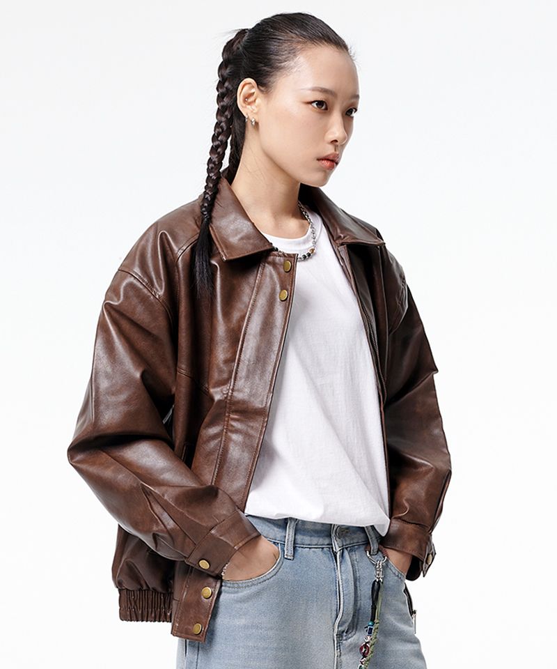 MUSINSA公式 | ARTISTWEAR [2COLORS] オーバーサイズブルゾン