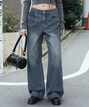 노브 부츠컷 데님팬츠 (블루)