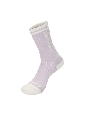 멜란지 컬러블럭 하이삭스 (VIOLET2)