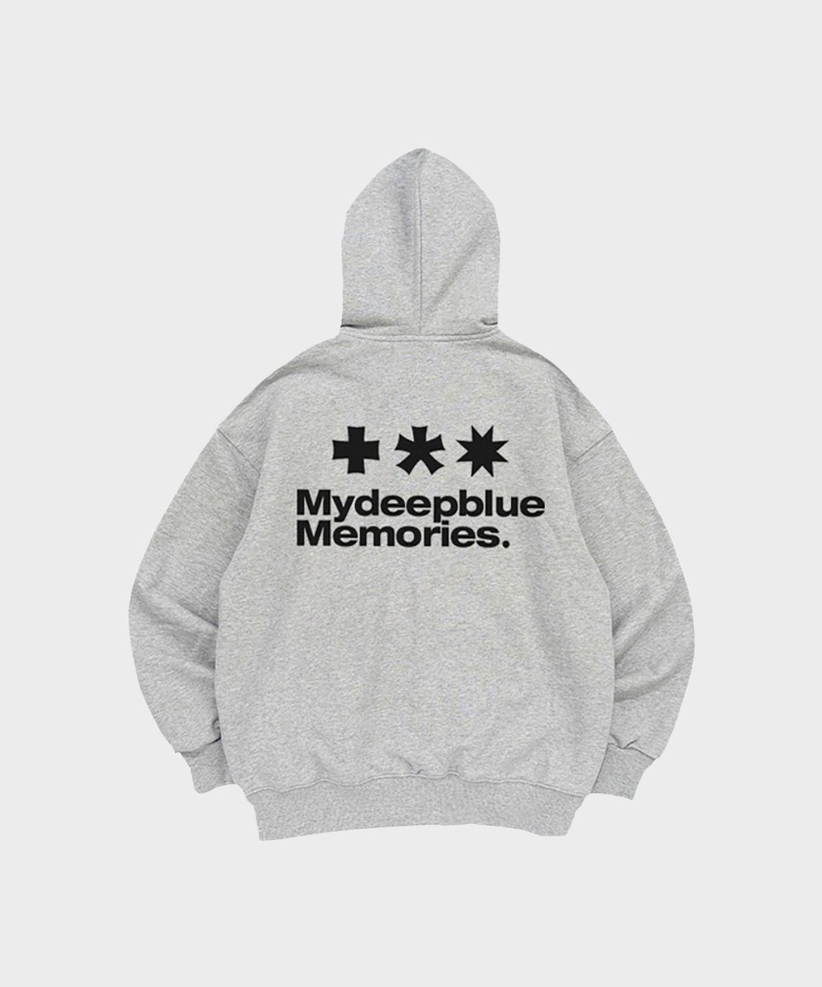 마이딥블루메모리즈(MY DEEP BLUE MEMORIES) (zp) MM SYMBOL LOGO 2WAY ZIP-UP (GREY)