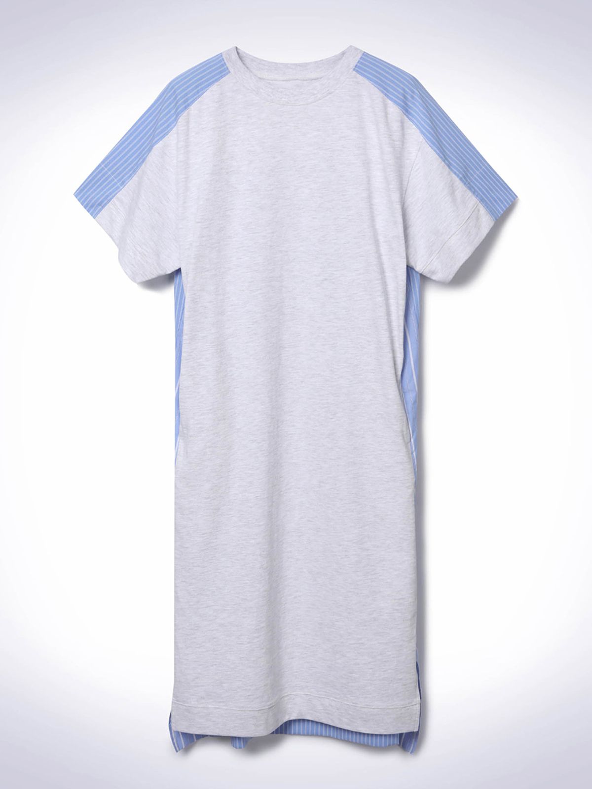 하우스공칠이씨(HAUS072C) MIX STRIPE ONE-PIECE LIGHT GREY