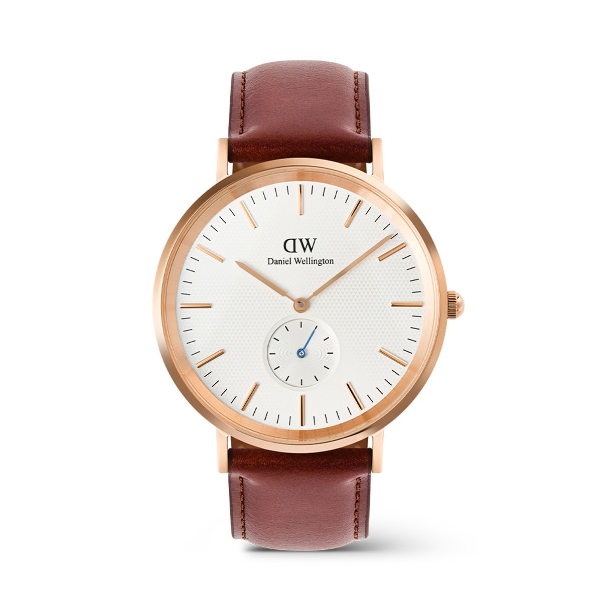 다니엘 웰링턴(DANIEL WELLINGTON) CLASSIC MULTI-EYE 남자 브라운 빈티지 가죽스트랩 패션시계