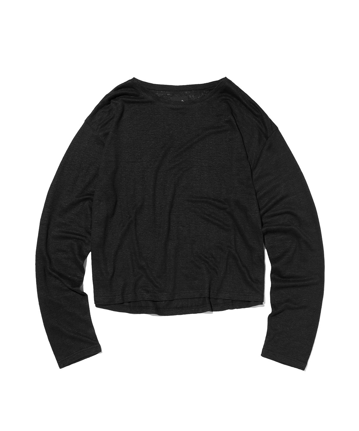 스웨이드(SUADE) SLUB LONG SLEEVE [BLACK]