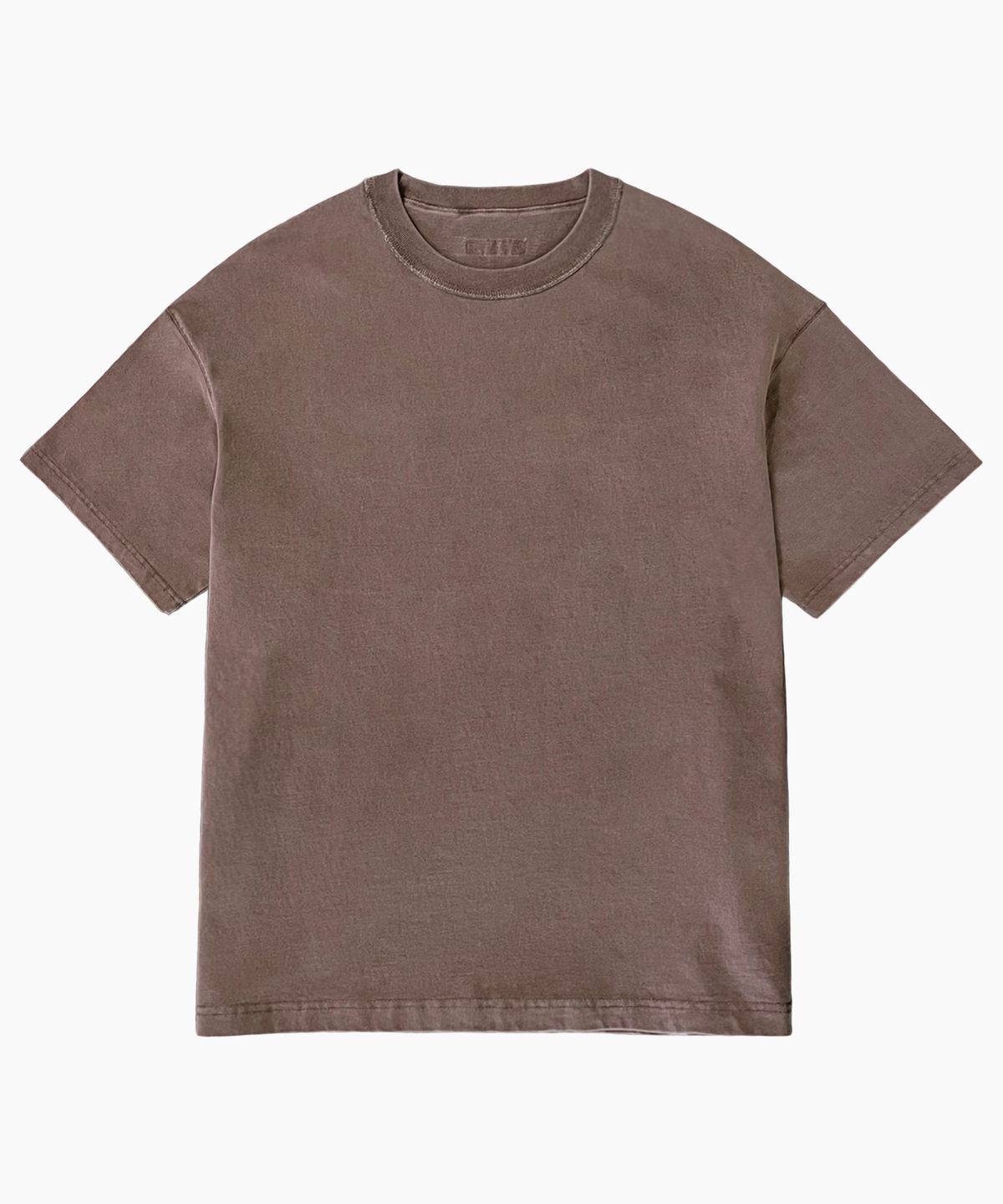 크리건(CRIGUN) Pigment 3 Stitch 세미 오버핏 반팔티 FADED BROWN