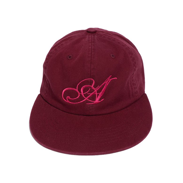 A LOGO FLAT PANEL CAP (BURGUNDY)