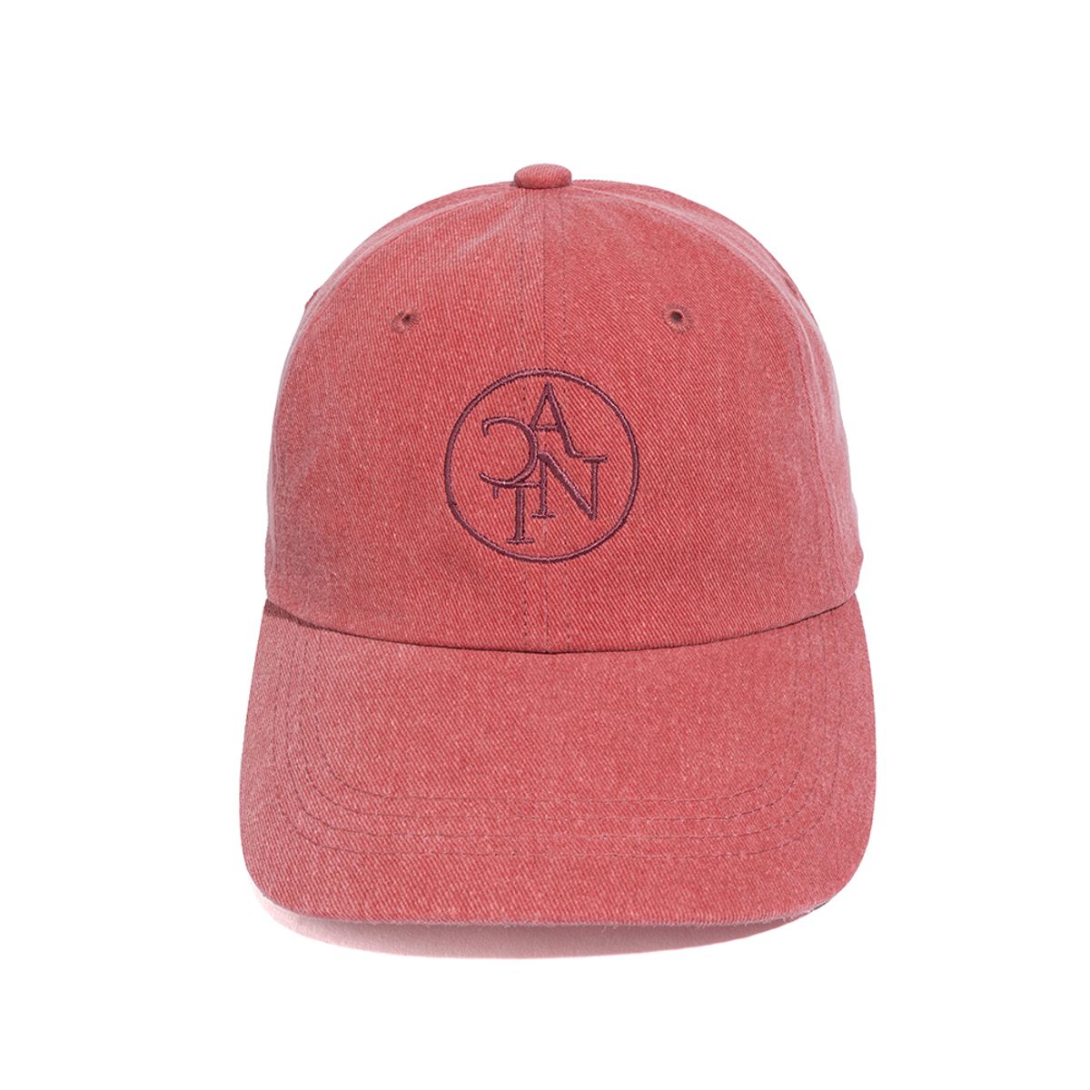 어센트시티(ASCENTCITY) CIRCLE LOGO PIGMENT CAP (RED)