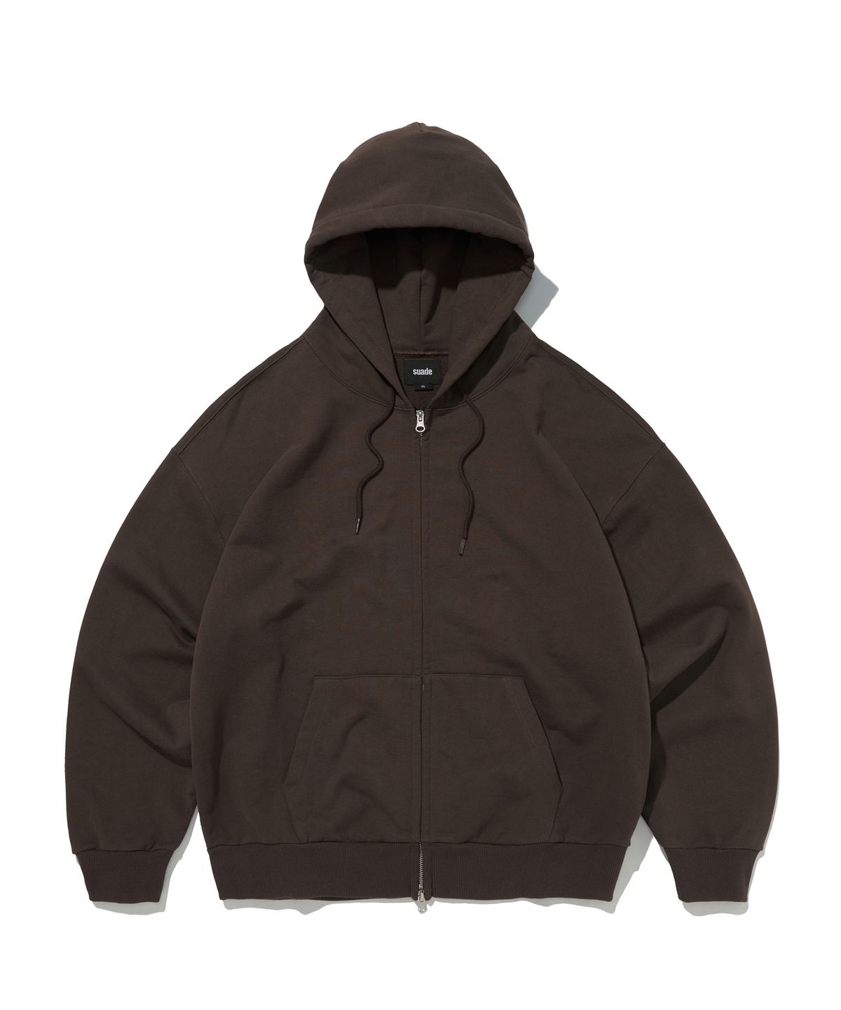 스웨이드(SUADE) NORMAL HOOD ZIP UP [BROWN]