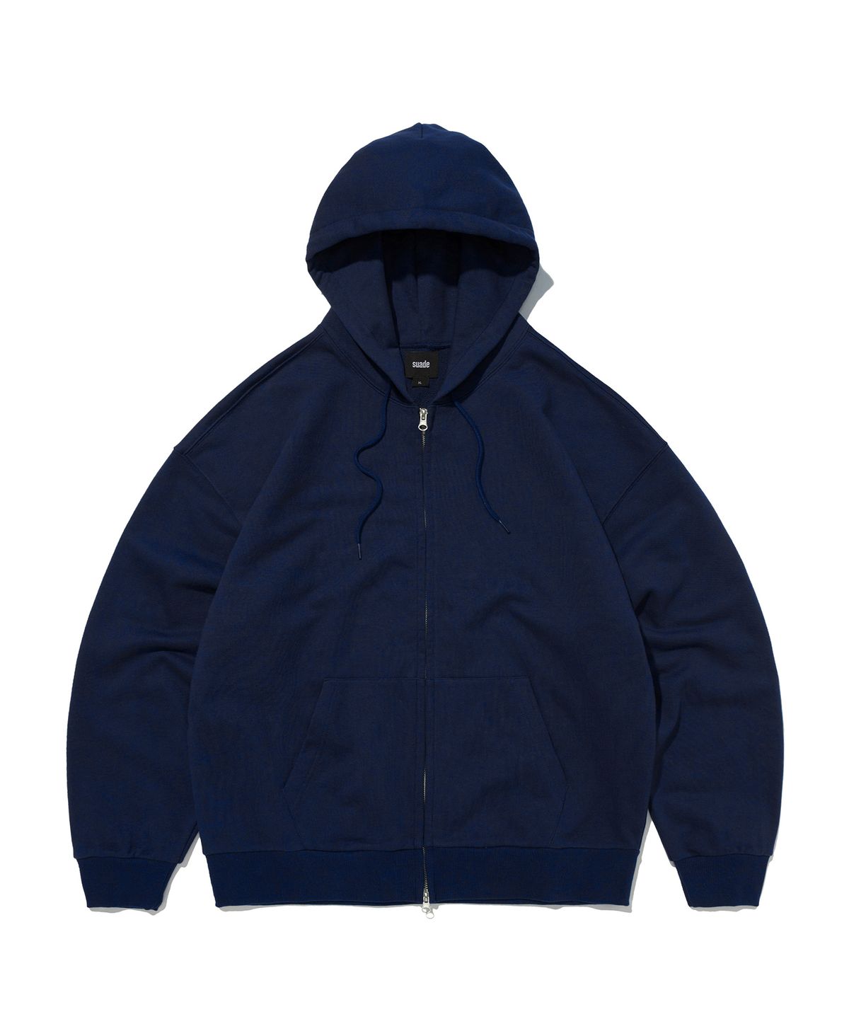 스웨이드(SUADE) NORMAL HOOD ZIP UP [NAVY]