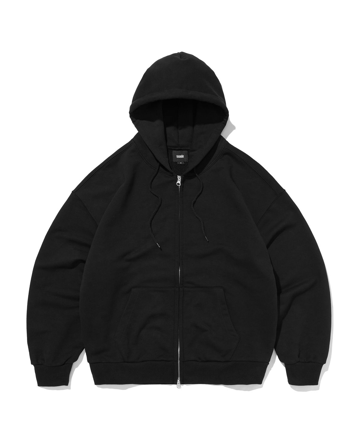 스웨이드(SUADE) NORMAL HOOD ZIP UP [BLACK]
