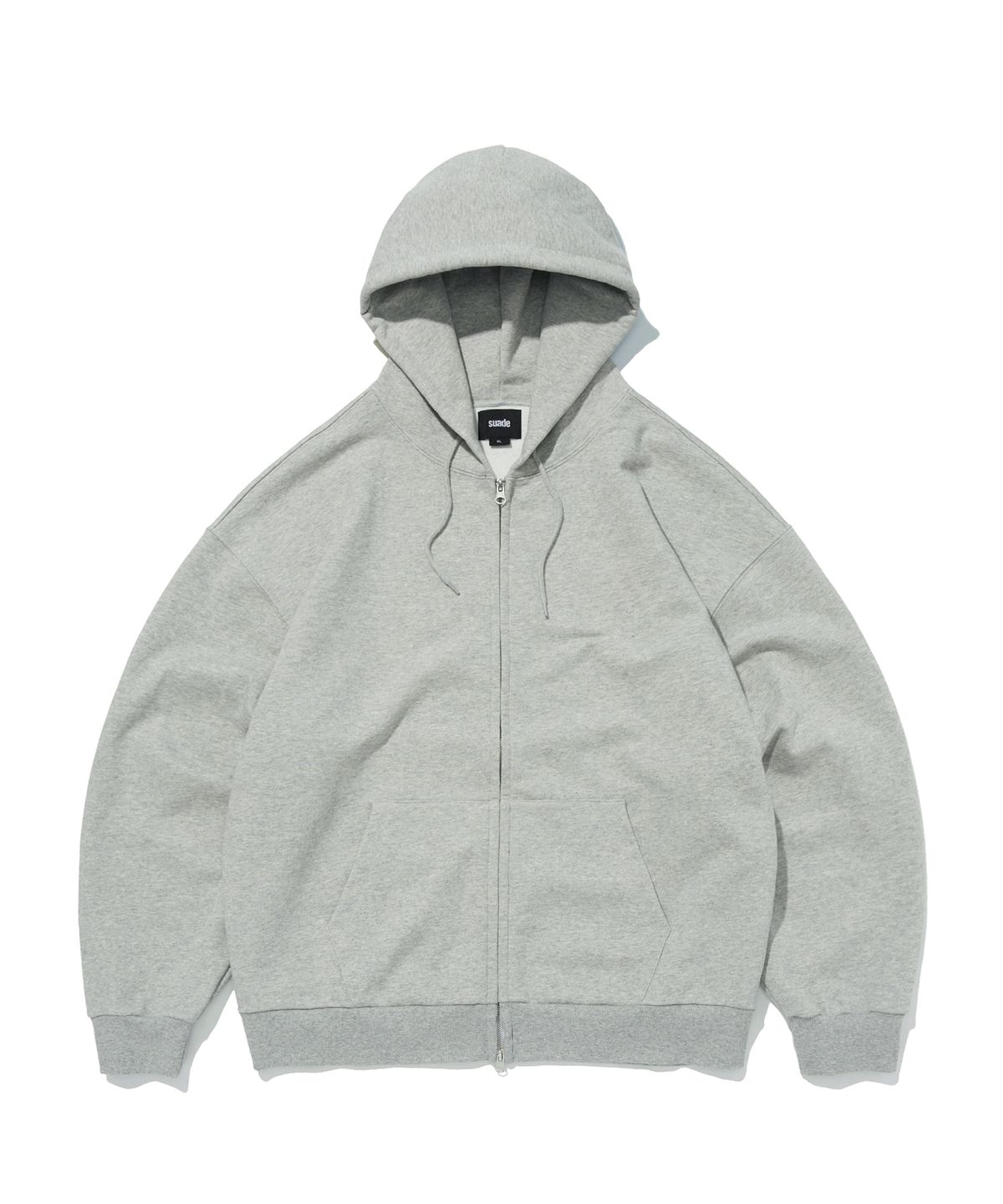 스웨이드(SUADE) NORMAL HOOD ZIP UP [GRAY]