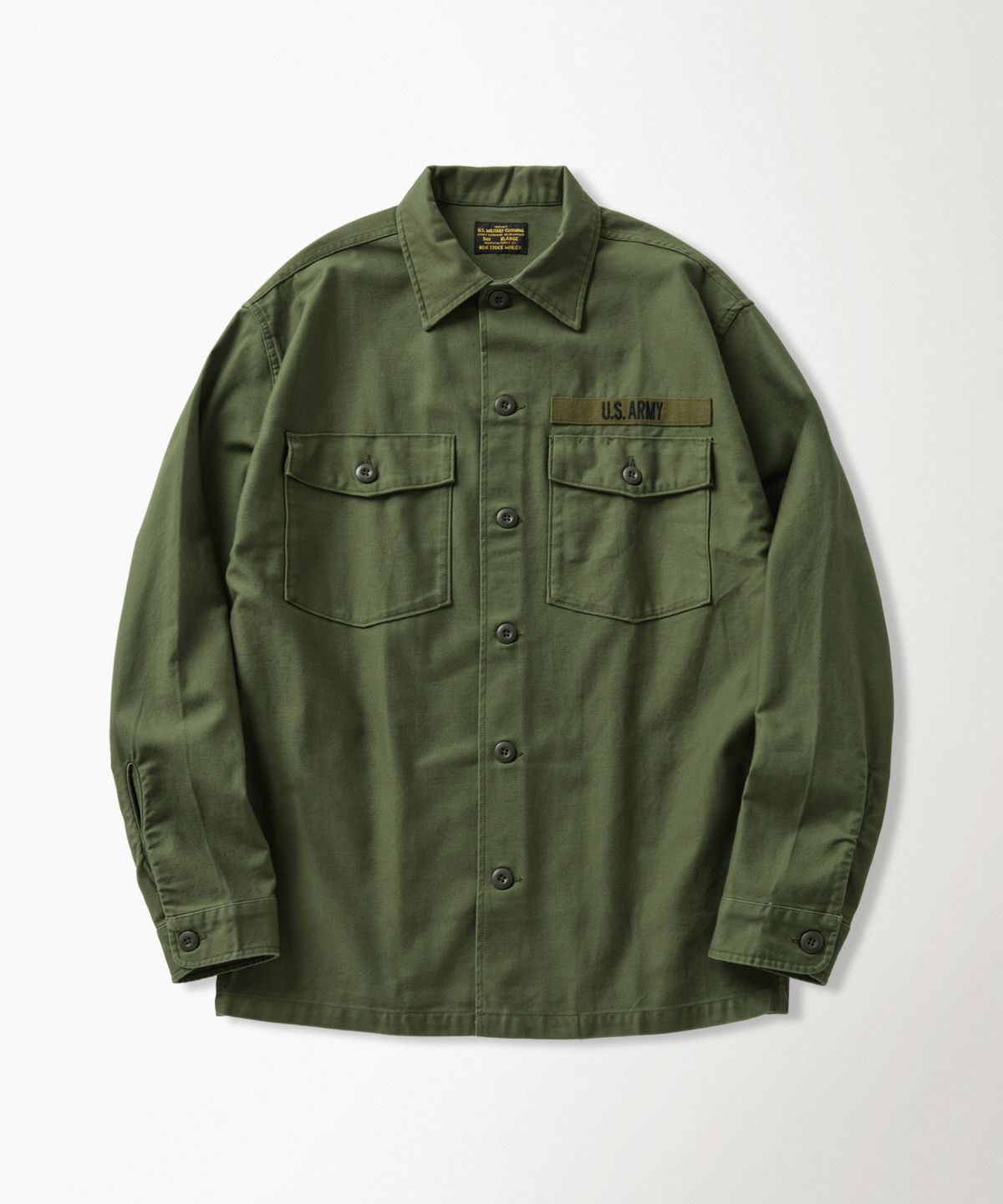 브론슨(BRONSON) Vietnam War US Army OG-107 Fatigue Utility Shirt