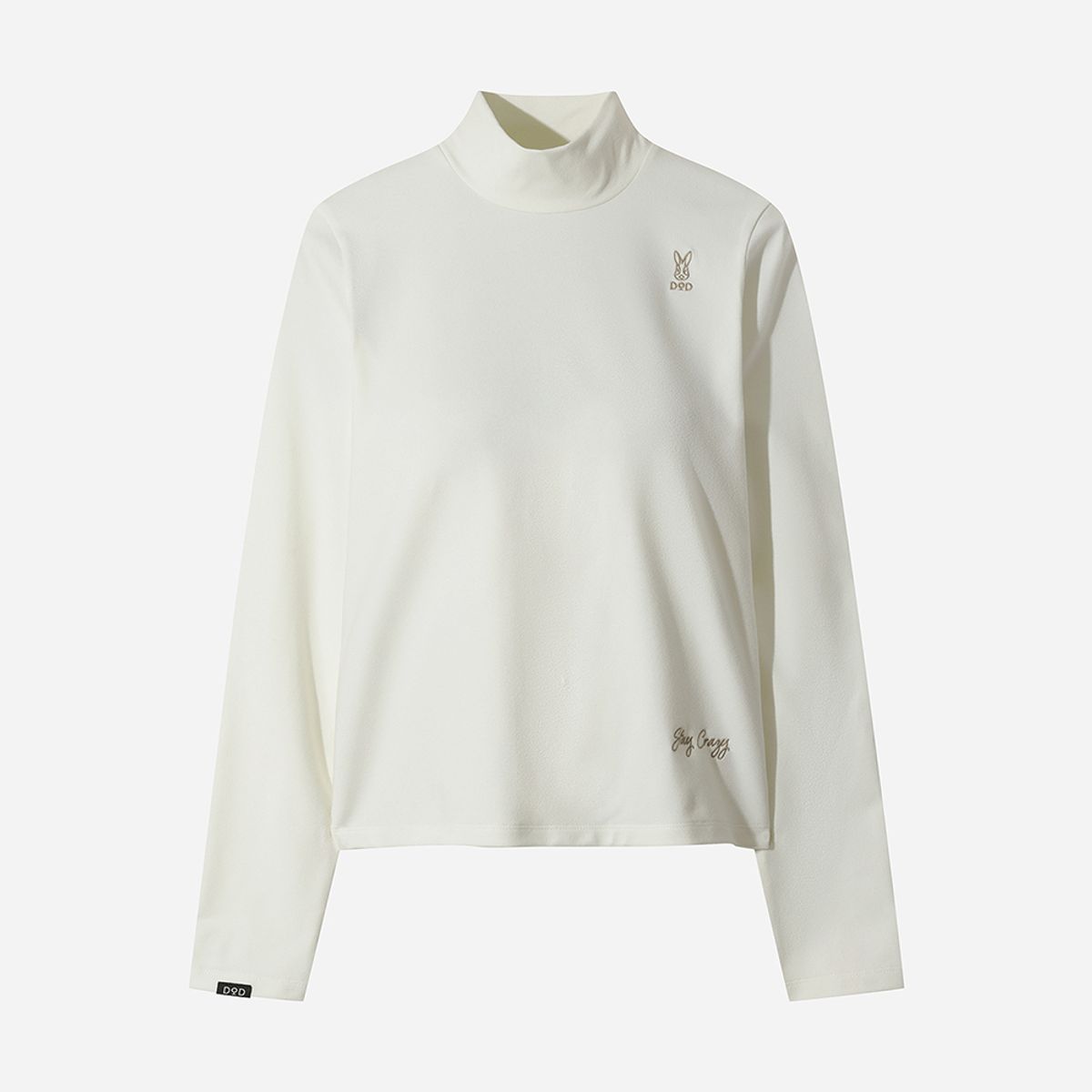 디오디(DOD) 에센셜 모크넥 긴팔 티셔츠 여자(OFF WHITE 2)